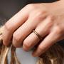 ThunderFit Womens Thin and Stackable 4 Pack Silicone Rings Wedding Bands 2.5mm Width - 2mm Thick