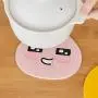 KAKAO FRIENDS Official- Heat Resistant Silicone Trivet Mat, Non-Slip Durable Multi-Use Hot Pot Holders Pads (Apeach)