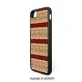 SCOCICI Non-Slip Drop Protection Smart Cell Phone Case Native Indigenous People Different Poses Tribal Ancient Culture Borders Decorative Compatible with iPhone 7