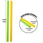 Mcool Silicone Straws 8Pcs Straight Smoothies straws for 30&20 oz Tumblers-Reusable Straws Extra Long for Yeti/Rtic/Ozark +4 Brushes+ 1 Red Storage Pouch