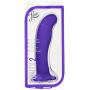 6&quot Platinum Silicone Dildo - G Spot Stimulating Curved Dong - Suction Cup Harness Compatible - Sex Toy for Women - Sex Toy for Adults (Purple)
