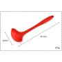 JunbosiKitchenware Silicone Kitchenware 3 Piece Set Cooking Spoon Shovel Fence Soup Spoon Nonstick Cookware Kitchenware,Red