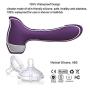 Orlena Clitoral Sucking Vibrator, G Spot Clit Dildo Vibrators Waterproof, Rechargeable Clitoris Stimulator with Suction & Vibration Patterns Sex Toys for Women (Purple)