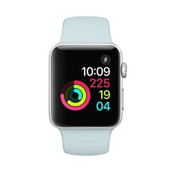 NUKELOLO Sport Band Compatible with Apple Watch 38MM 40MM 42MM 44MM,Soft Silicone Replacement Strap Compatible for Apple Watch Series 5/4/3/2/1