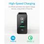 Quick Charge 3.0, Anker 18W 3Amp USB Wall Charger (Quick Charge 2.0 Compatible) Powerport+ 1 for Galaxy S10/S9/S8/Edge/Plus, Note 8/7, LG G4, HTC One A9/M9, Nexus 9, iPhone, iPad and More