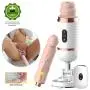 Wireless Control Rechargeable Automatic Retractable Multispeed Body Vibrating Massager Machine with Suction Cup for Adult Toys
