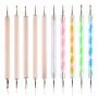 10 Pcs Embossing Stylus Set Dotting Tools Set for Nail Art, Embossing Pattern Clay Sculpting, Mandala Rock Painting