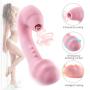 Heating and Sucking Electric Wand Massager 9 Frequency Vibration & Suction Silicone Portable Waterproof Clirorial Sucking Toys, T-Shirt
