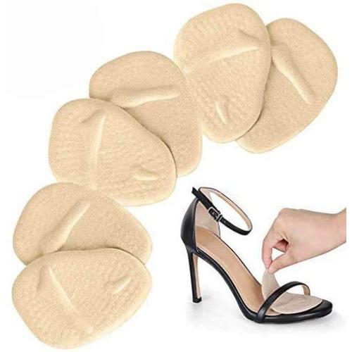 3 Pairs Suitable for Womens Shoes Bone Pads, Foot Pads, Ball Insoles, Front Insoles with High Heels and Comfortable. The Non-Slip, Reusable Foot Pad and Insole Can Relieve Pain Throughout The Day