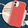 MILPROX iPhone 11 Case with Screen Protector, Liquid Silicone Gel Rubber Shockproof Slim Shell with Soft Microfiber Cloth Lining Cushion Cover for iPhone 11 6.1 inch (2019)-Coral