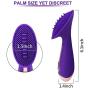 Zripool Stimulator with Silicone Ticklers for W?mén Waterproof ClitSports Massager with 8 Strong Vibrantor Modes Six Toy