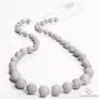 Goobie Baby Audrey Silicone Teething Necklace for Mom to Wear, 100% Safe Silicone (Teething Necklace, Marble)
