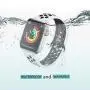 ilopee Band Compatible with Apple Watch 40mm 44mm 38mm 42mm, Vibrant Two-Tone Waterproof Durable Silicone Sport Strap for iWatch Series 5 4 3 2 1 for Women/Men, S/M M/L