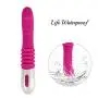 9.84" Thrusting Viberating Toy for Women Ladies with 10 Speed Frequency Vibrant Adult Toys with Hands-Free Suction Cup Waterproof & Rechargeable (Pink)