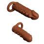 Privacy Packaging Silicone Penis Condom Expander Expand Male Chastity Toys Long Cock Sleeve Reusable Condom-PZHPZY