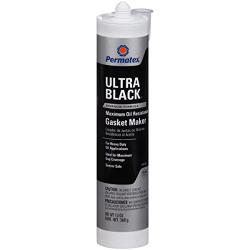 Permatex 24105-12PK Ultra Black Maximum Oil Resistance RTV Silicone Gasket Maker, 13 oz. (Pack of 12)