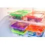 Bento Lunch Box | Meal Prep Containers | 7 Pack | Leak Proof | Reusable 3-Compartment Plastic Divided Food Storage Container Boxes for Kids & Adults | Microwave, Dishwasher and Freezer Safe Lucentee