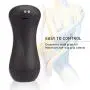 Aivrobta Deluxe Pussy Ass Masturbator-Male Masturbator Toys with Dual Deep Vagina & Anal 3D Realistic Tunnels-4.63 Pounds Lifelike Ass for Adult Masturbation (Black Masturbator)
