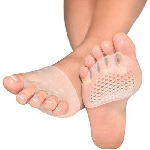 Premium Metatarsal Pads for Men & Women by Oxygen Swiss Lab | Soft Silicone Gel Ball of Foot Pads for Athletes, Morton’s Neuroma, High Heels, Bunions, Running & More | Soothe Feet Pain Instantly