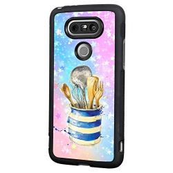 LG G6 Case,Flexible Soft TPU Cover Shell,Slim Silicone Black Rubber Non-Slip Durable Design Protective Phone Case for LG G6 -Kitchenware