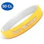 Reminderband 50 Custom Luxe Silicone Wristbands - Personalized Customizable Silicone Rubber Bracelets - Customized for Motivation, Events, Gifts, Support, Fundraisers, Awareness - Men, Women, Kids