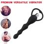 Amal Trainer Vibrant Toy for Women T-Shirt Anales Trainer Massage Toy, Silicone Amal Beads Trainer Fun Toys for Beginners and Advanced Users Black by Luseeo