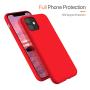 Silicone Phone Case compatiable with iPhone 11 2019, Ultra Thin & Full Body Protective No Dust Attractive Soft Cover 6.1 Liquid Rubber Cases for Apple with Lining Fiber