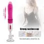 9.84" Thrusting Viberating Toy for Women Ladies with 10 Speed Frequency Vibrant Adult Toys with Hands-Free Suction Cup Waterproof & Rechargeable (Pink)