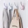 MOVEmen Hook Non-Marking Nail-Free Hook Kitchen Bathroom Drain Rack Washing Rack Kitchenware Storage Rack Coat Rack Scarf Tie Towel Hook Washing Rack Wallet Handbag Shower Curtain Hook Shelf (Khaki)