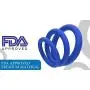Premium Supply Super Soft Pure Silicone Penis Cock Ring Set - 100% Medical Grade Silicone - Erection Enhancing Penis Rings Tapered C-Ring - Bigger, Harder, Longer Penis - Adult Sex Toys Male Blue