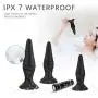 O-GAME 3pcs Wireless Remote Control Spiral Amal Plus Vibrarator with 9 Vibrantion Silicone Toy for Women Men