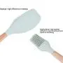 9PCS 10PCS Blue Silicone Kitchenware Set Kitchen Spatula Spoon Set Wooden Storage Tube