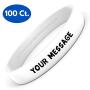 Reminderband Silicone Wristbands - 100 Pack - Personalized Customizable Rubber Bracelets - Customized for Motivation, Events, Gifts, Support, Causes, Fundraisers, Awareness - Men, Women