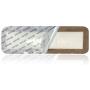 MedVanceTM Silicone - Bordered Silicone Adhesive Foam Dressing Size 4&quotx 12" (2.4&quotx10.4" Pad) Box of 5 dressings