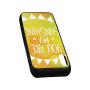 Quotes Decor Rubber Phone Case,Radiant Sunshine Phrase Made with Cute Triangles Dots Ethnic Kitsch Love Artwork Compatible with iPhone XR