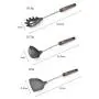 Gwjs Silicone Stainless Steel Kitchenware, Nonstick Spatula Cooking Utensils Kitchen Gadgets Kitchenware-six-piece Set 38cm(14.9inch)