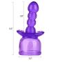 Massager Attachments, Massager Accessories Attachment Accessory Silicone (Purple)