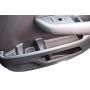 Custom Fit Cup, Door, Center Console Liner Accessories for Honda Odyssey 2018 2019 2020 40PC Kit (White Trim)