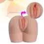 HETAO Girls Generation Buttocks,Dual useAss Device Medical Silicone Male Toys 6.315.714.33 inch(Confidential Packaging)