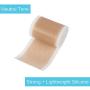 Houseables Soft Silicone Tape, Scar Treatment Sheets, 1.57” x 59”, Nude, with 2” Perforations, Flexible, Medical Grade for Surgery, Keloids, Burns, Sensitive Skin, Wound Protection, Healing Gel Patch