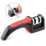 MAMASAM Knife Sharpener Household Stainless Steel Sharpener with Non-Slip Silicone Rubber Stone Grinding Tool Kitchenware