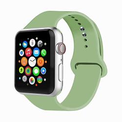 IYOU Sport Band Compatible with Watch Band 38MM 42MM 40MM 44MM, Soft Silicone Replacement Sport Strap Compatible with 2019 Watch Series 5 2018 Watch Series 4/3/2/1