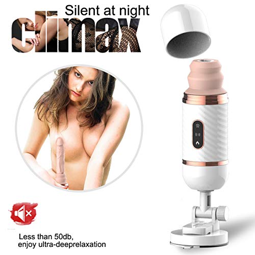 Automatic Women Adult Vibreate Toys Soft Health Dicks Soft Flexible Medical Silicone Wand with Hands-Free Suction Cup and 7 Powerful Vibrations for Beginner Massage