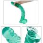 UITAB 16.14 Inch Extra Long Big Handsfree Personal Relax Massager Silicone Toys with Handsfree Suction Cup Box Package - Green UITAB