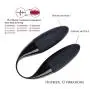 Sekswj 100% High Quality 18 Multi Speeds 12 Modes Black Powerful Silicone Relaxing Toy for Couple Toys (2 AAA Battery) Discreet Package