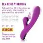 Portable 30-Speed Vibrating Silicone Waterproof Massager Dual Vibration Home Personal Fitness Massage