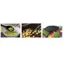 Silicone Kitchenware 10 Piece Non-stick Pan Set Eco-friendly Kitchen Tools Baking Utensils (Color : Black)
