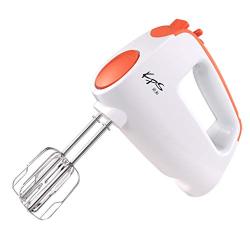 BINZHI Eggbeater Handheld Household Electric Stainless Steel Egg Beater Cream Machine Baking Mixing Dough Machine - Orange Kitchen gadget