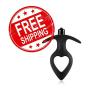 Silicone Moving Expandable Expanding Black Plug Trainer Enjoy Toy Fun 1199