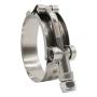 2" T-Bolt Hose Clamp - Working Range 56mm - 64mm for 2" Hose ID, Stainless Steel Bolt, Stainless Steel Band Floating Bridge and Nylon Insert Locknut (56mm - 64mm, 2 pack)